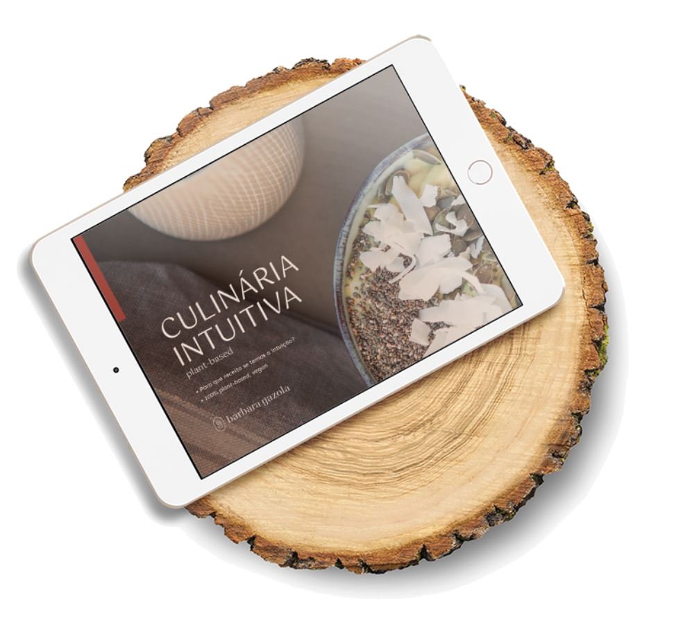 Capa do e-book Culinária Intuitiva, de Bárbara Gazola